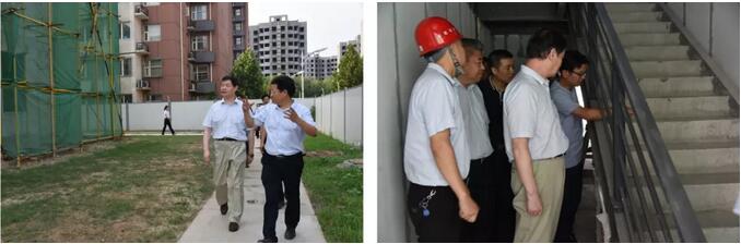 陈总工一行领导实地参观华体会（中国）易建高层住宅样板楼项目